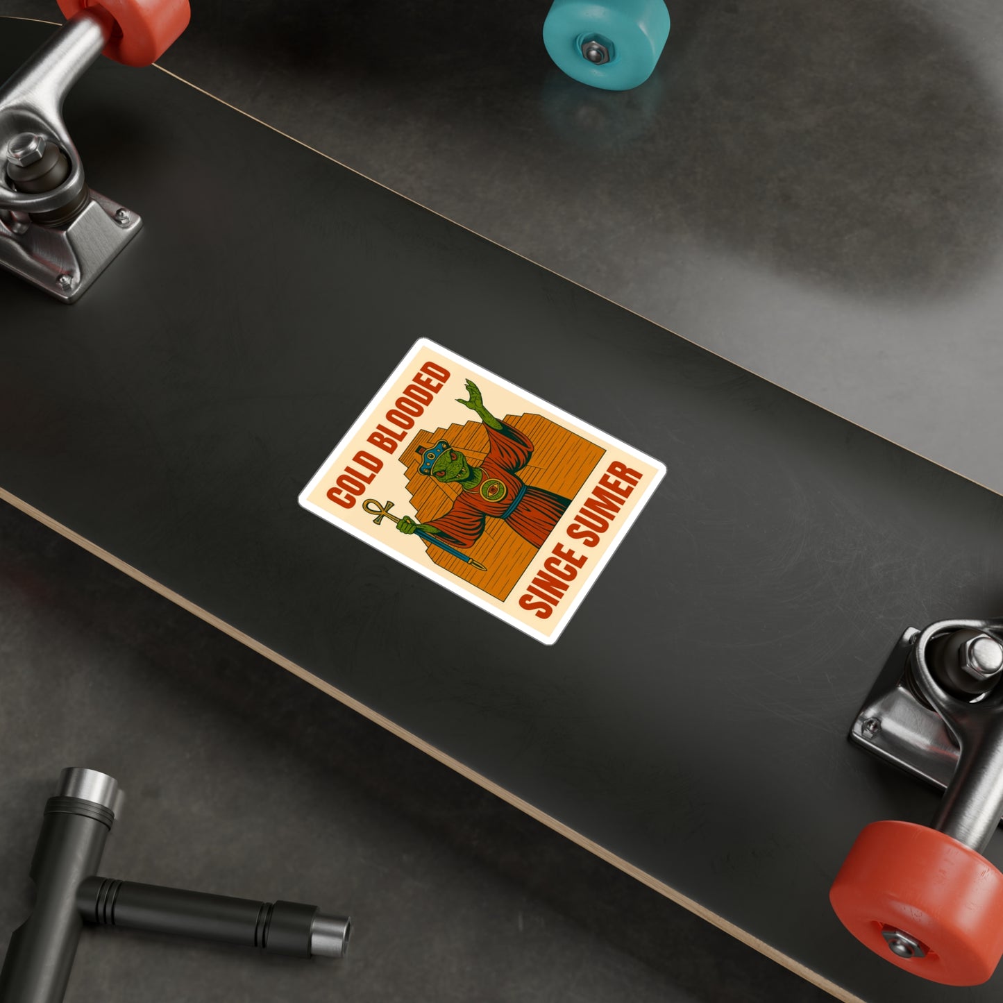 Cold Blooded Since Sumer — Vinyl Sticker