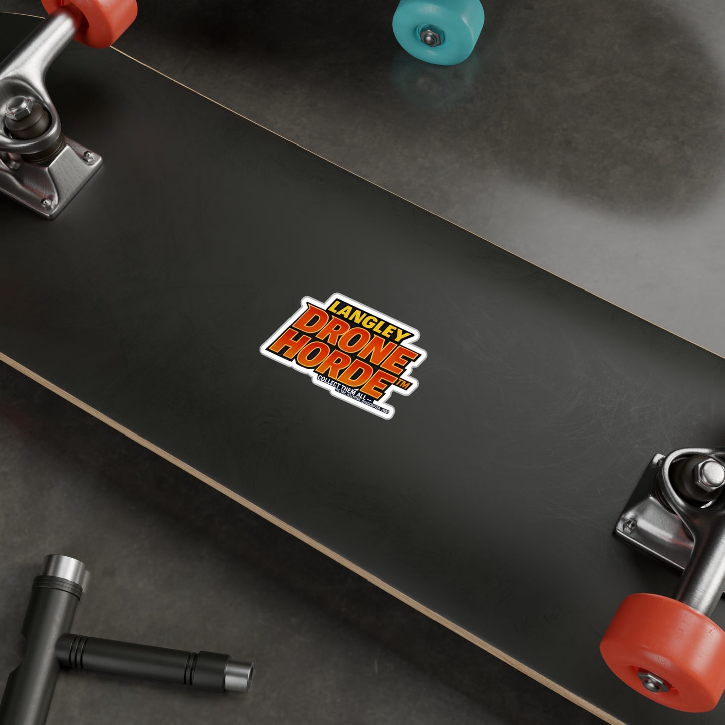 Langley Drone Horde™️ (Logo) — Vinyl Sticker