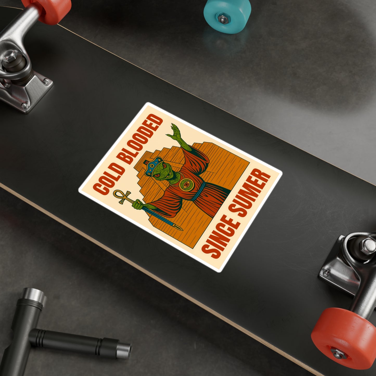 Cold Blooded Since Sumer — Vinyl Sticker