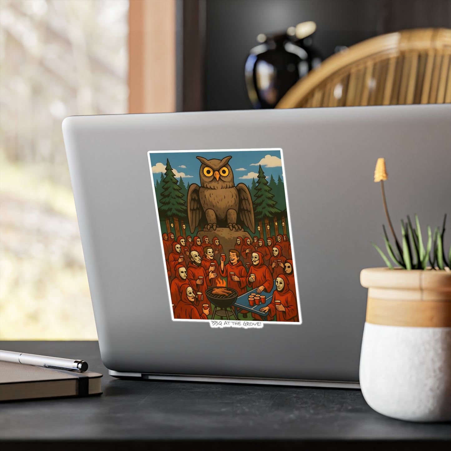 BBQ at The Grove — Vinyl Sticker