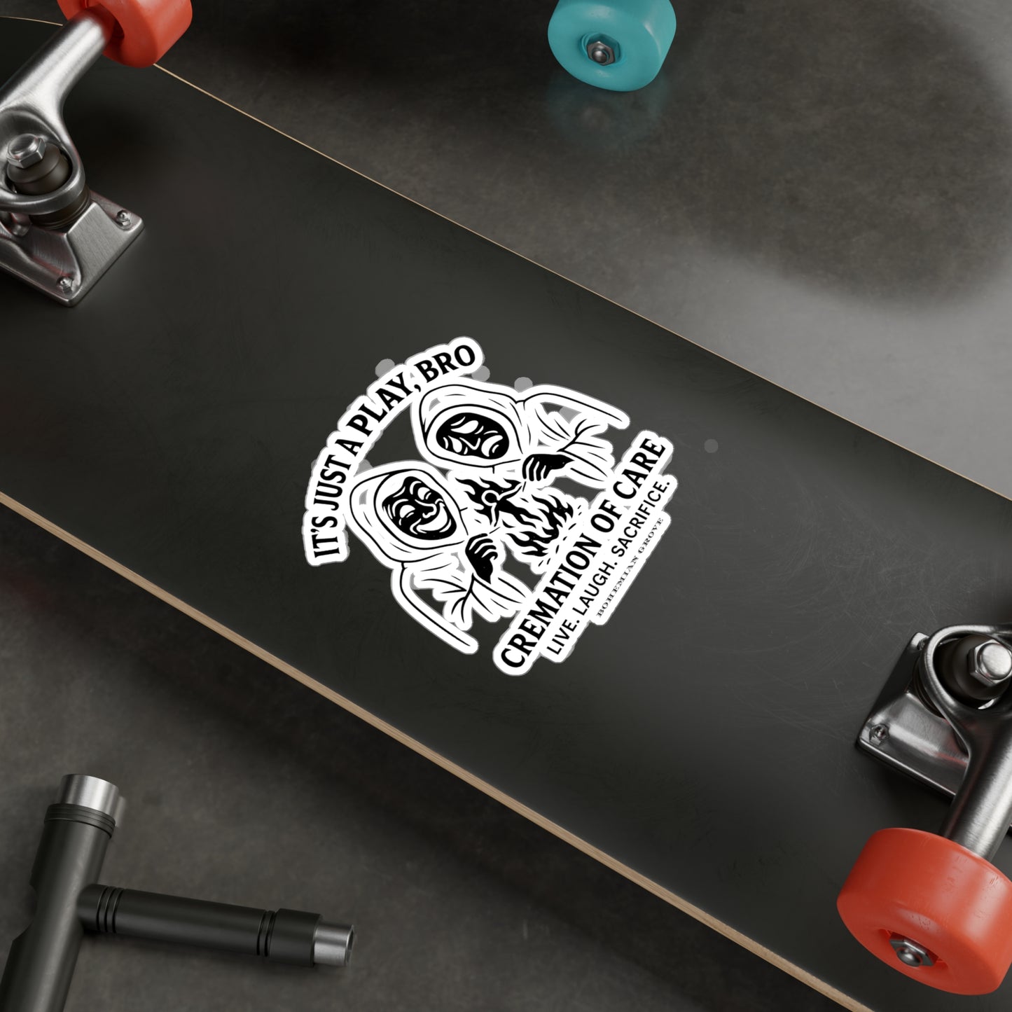Cremation of Care — Vinyl Sticker