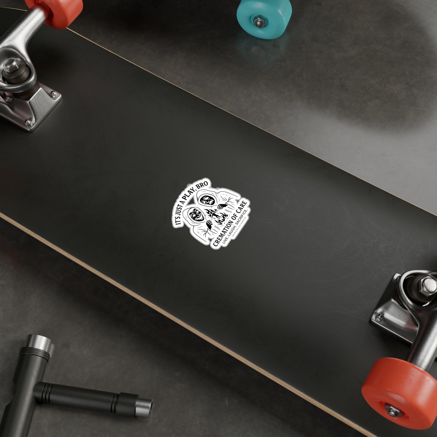 Cremation of Care — Vinyl Sticker