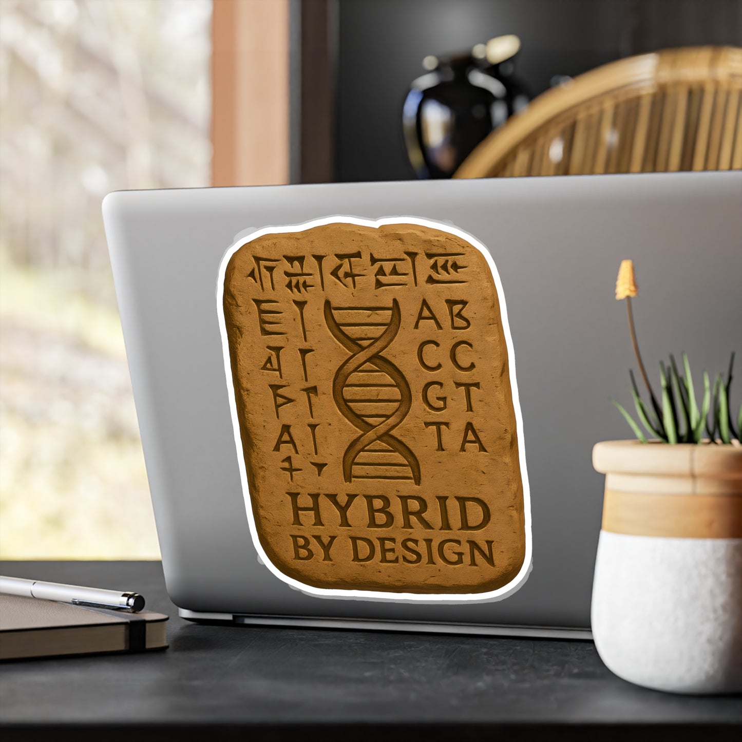 Hybrid by Design — Vinyl Sticker