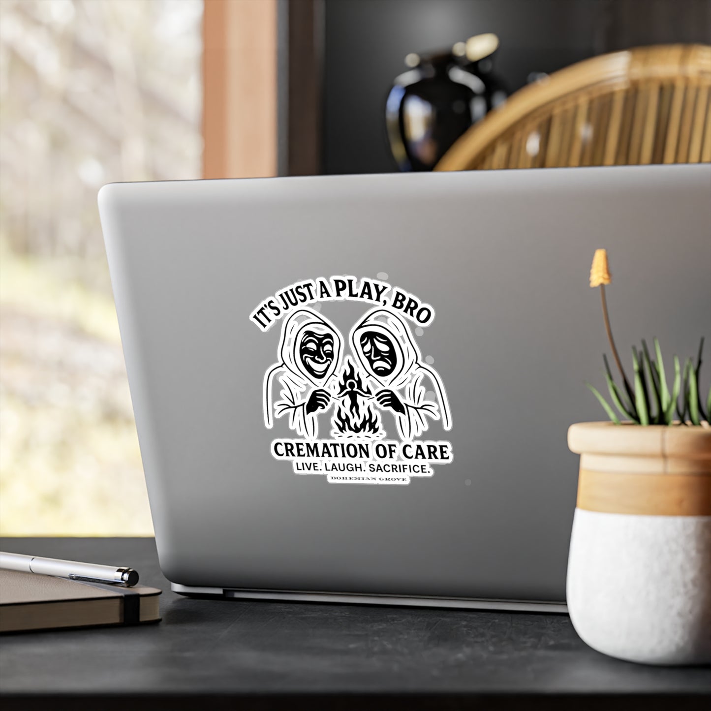 Cremation of Care — Vinyl Sticker