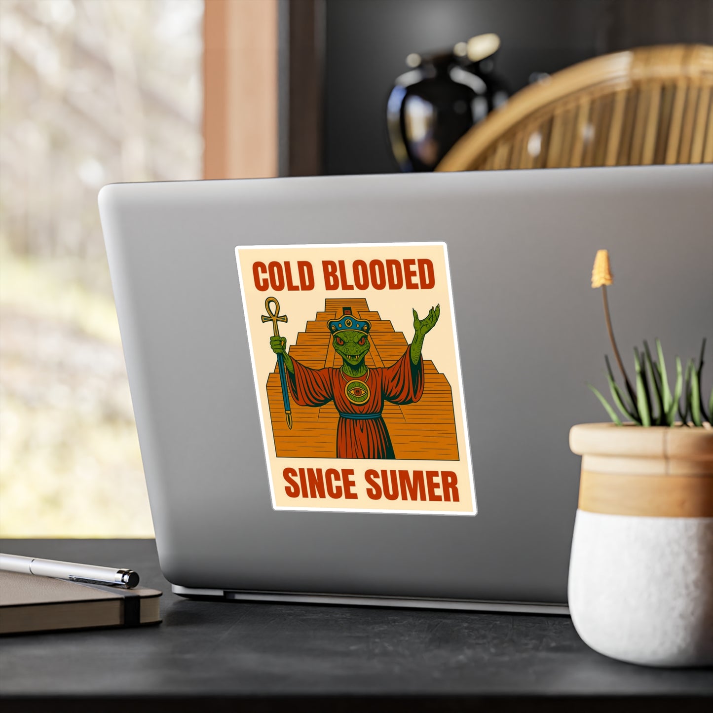 Cold Blooded Since Sumer — Vinyl Sticker