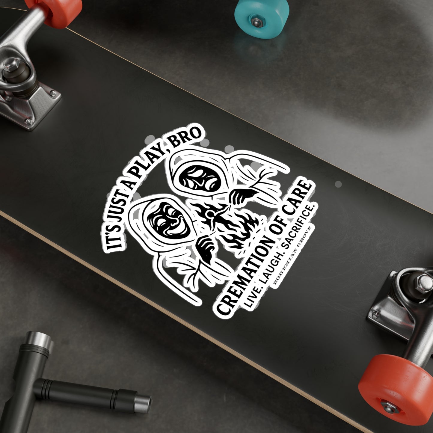 Cremation of Care — Vinyl Sticker