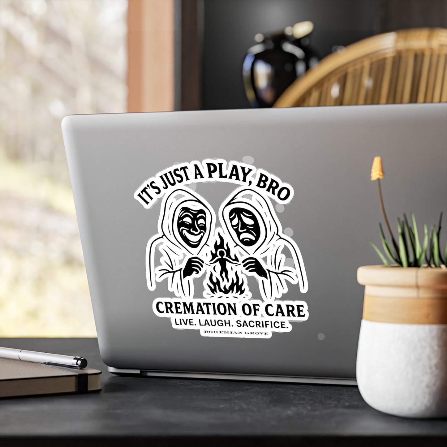 Cremation of Care — Vinyl Sticker