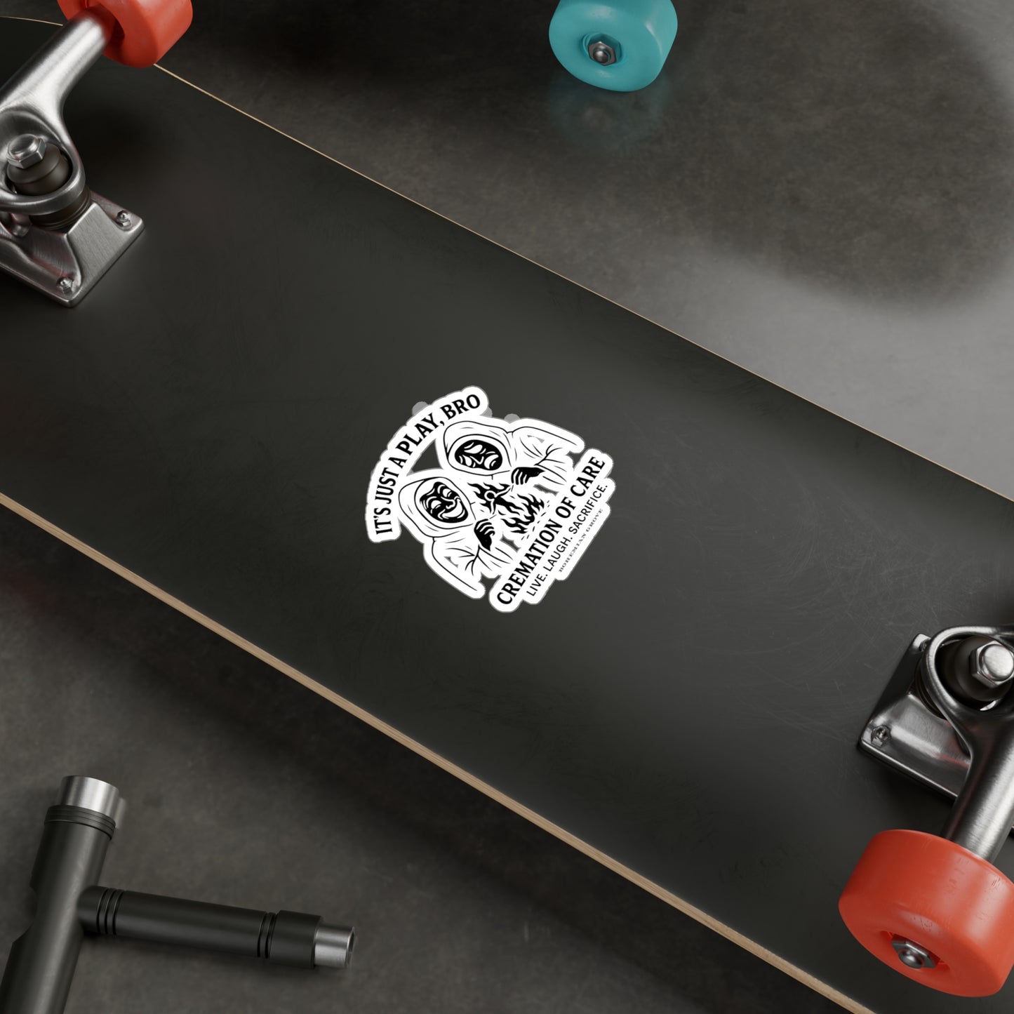 Cremation of Care — Vinyl Sticker