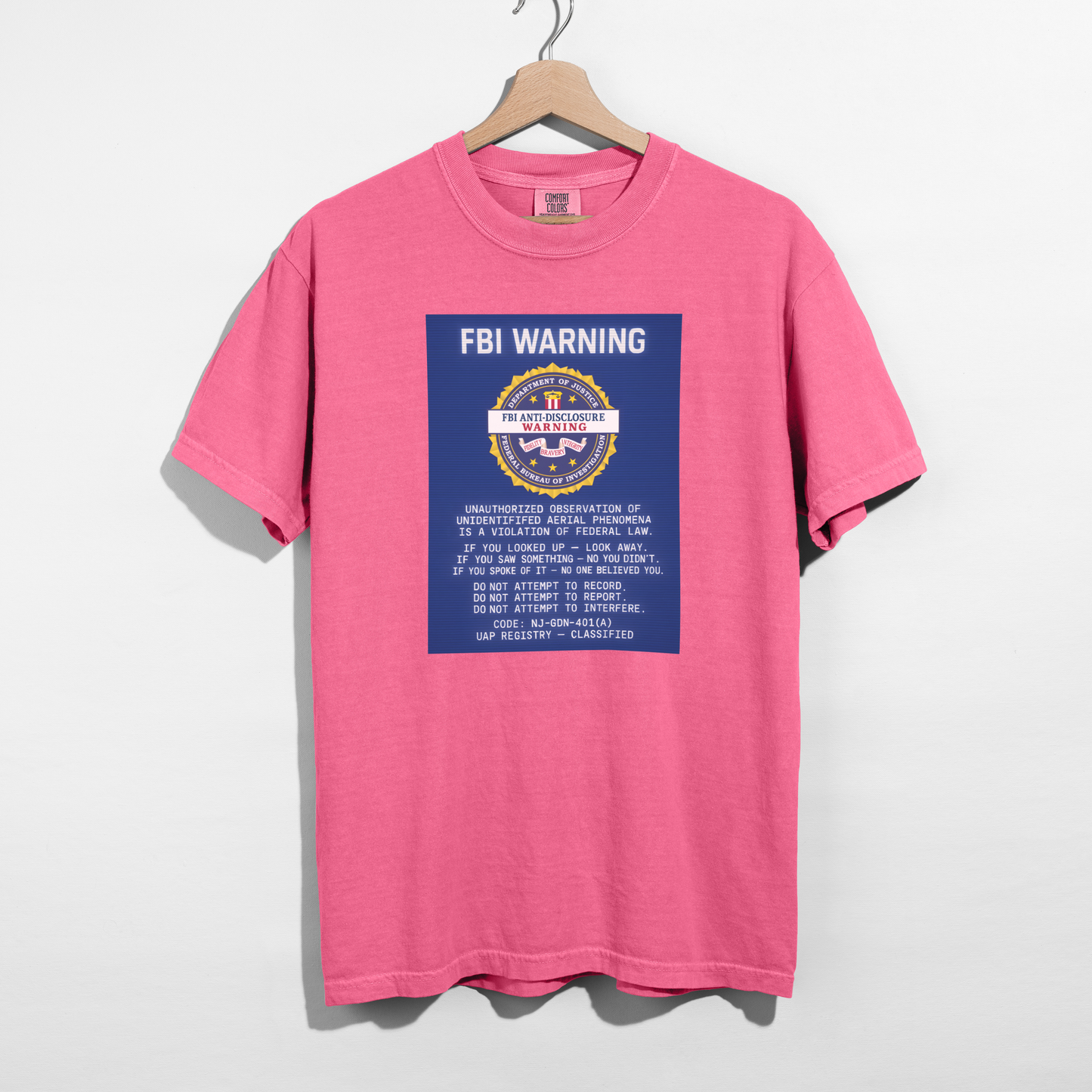 FBI WARNING — Pure Cotton Tee