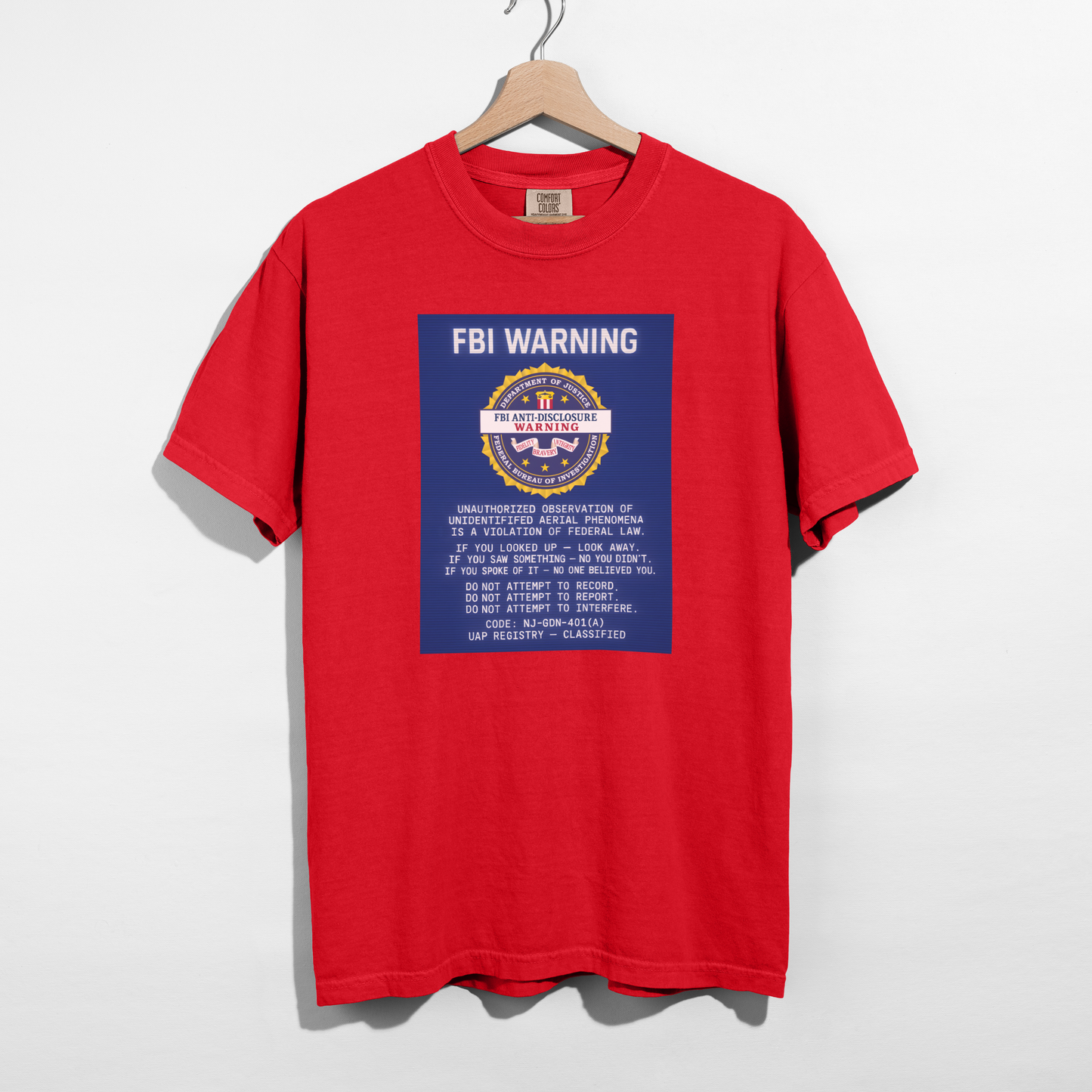 FBI WARNING — Pure Cotton Tee