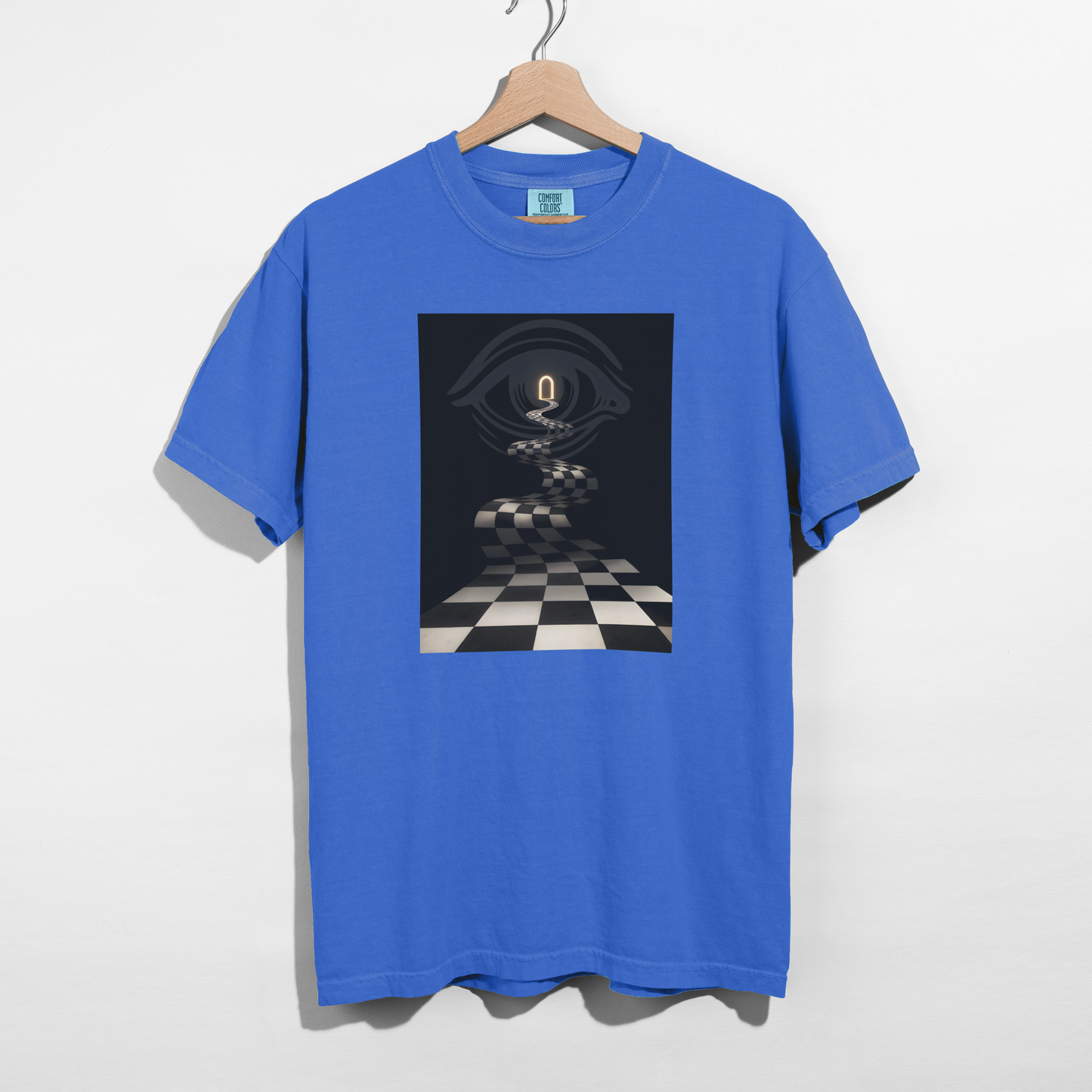 Chequered Path — Pure Cotton Tee