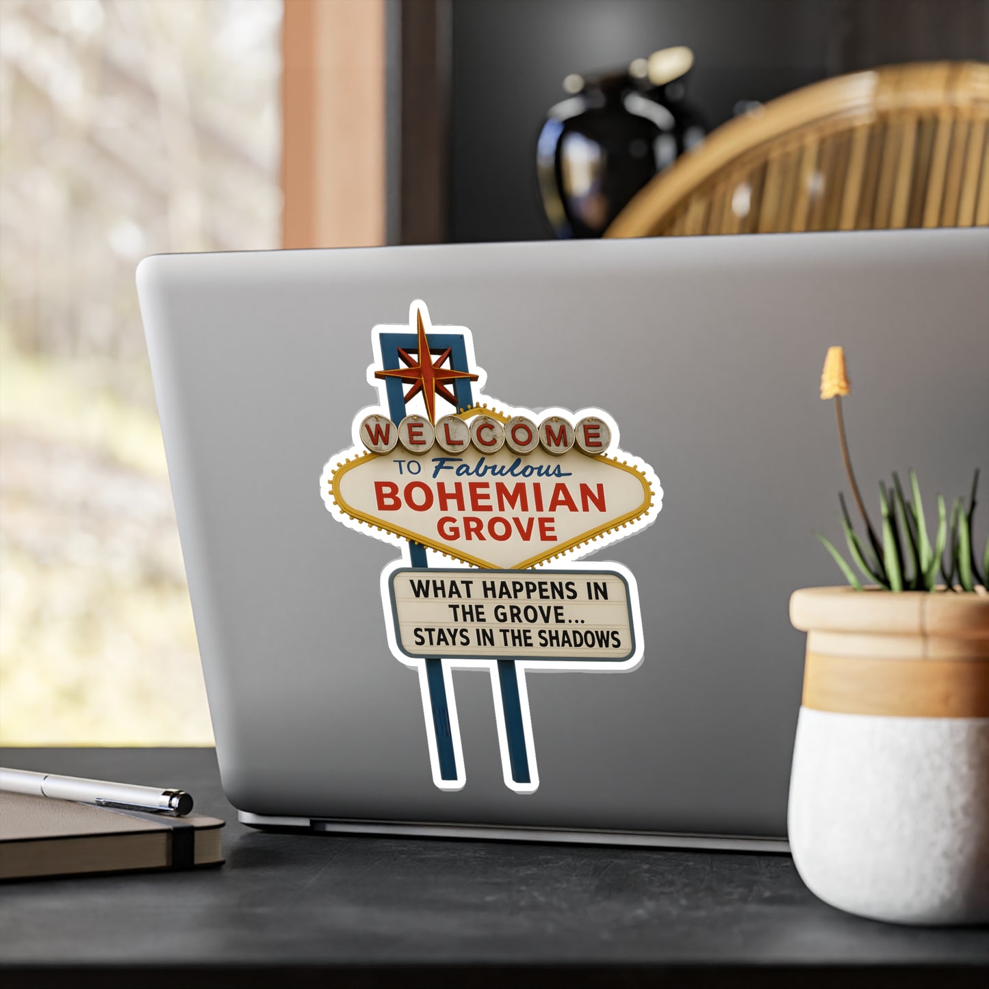 What Happens at The Grove — Vinyl Sticker