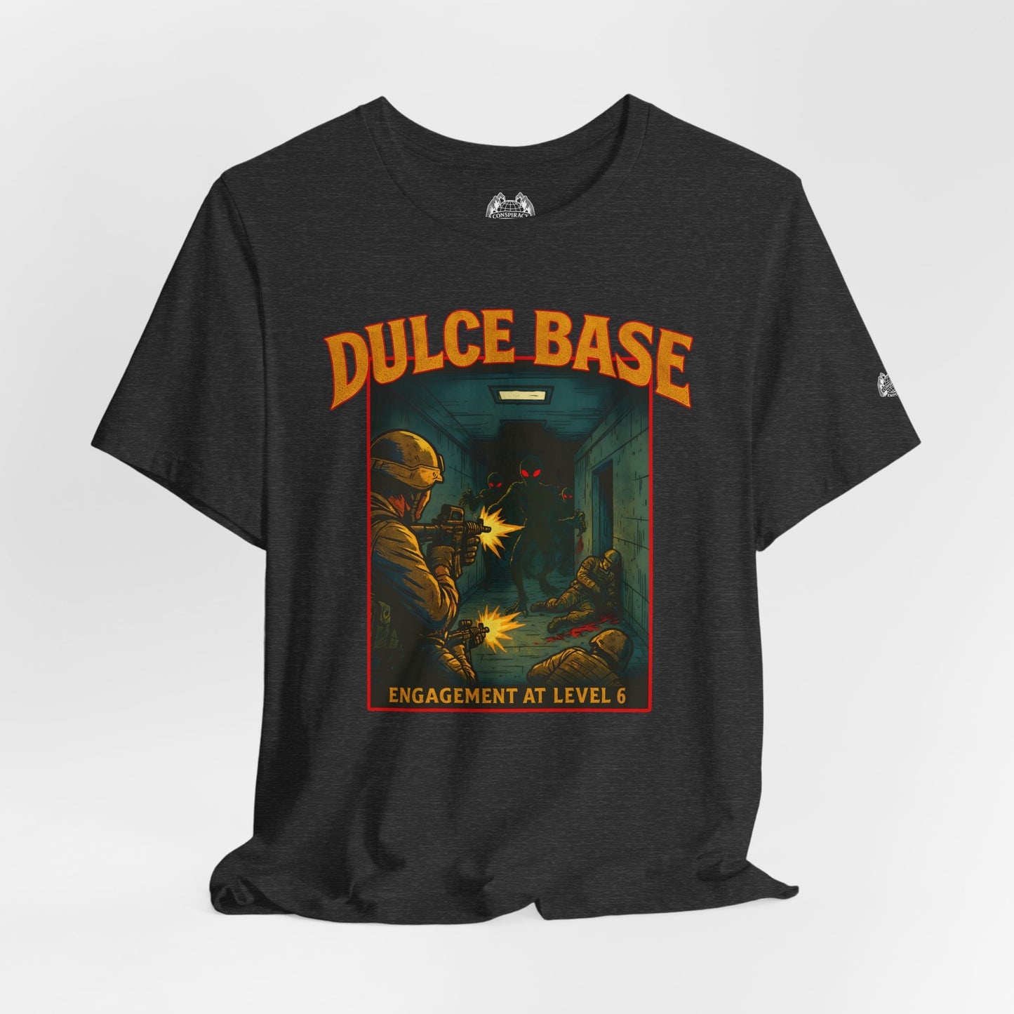 DULCE BASE FIREFIGHT — Standard Issue Tee