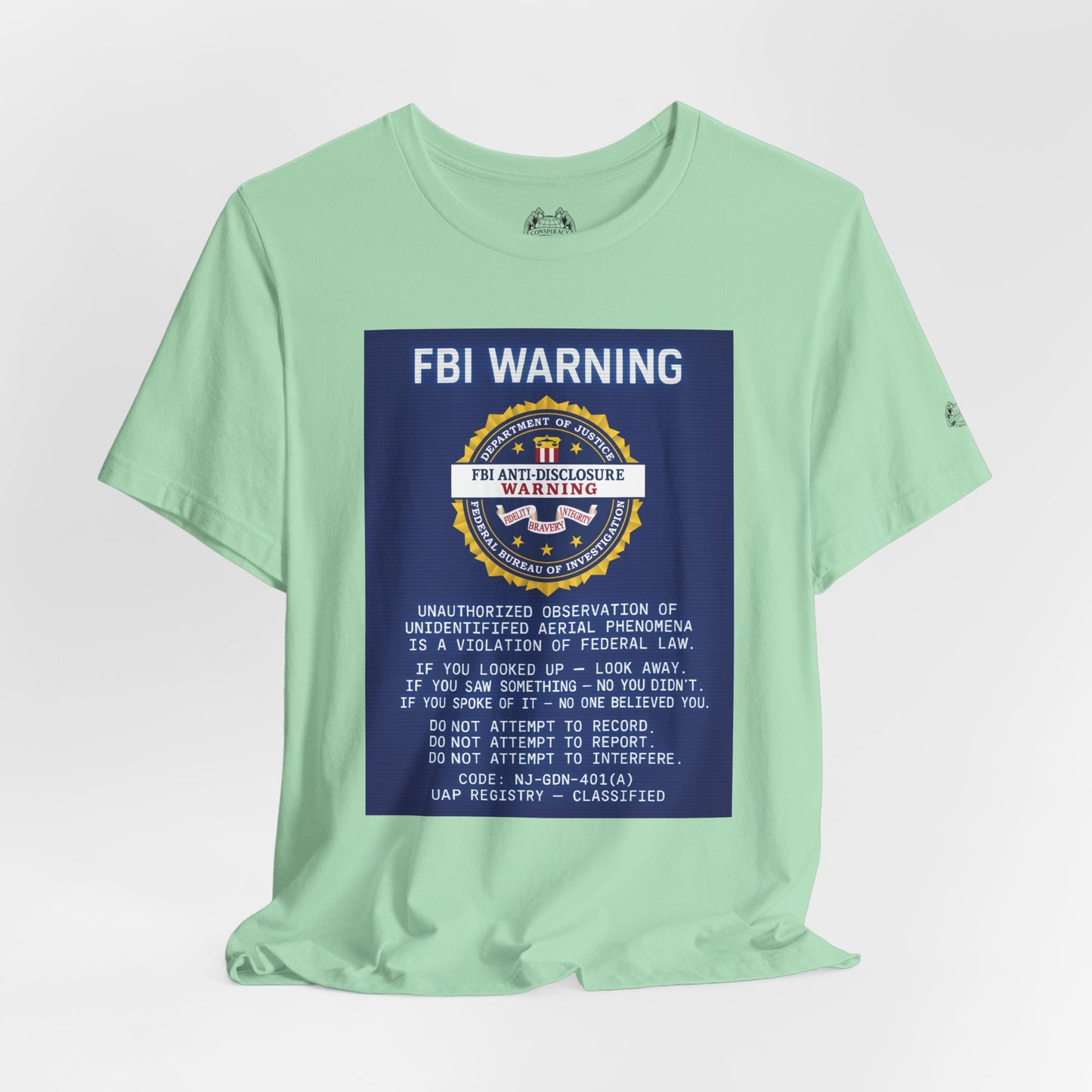 FBI WARNING — Standard Issue Tee