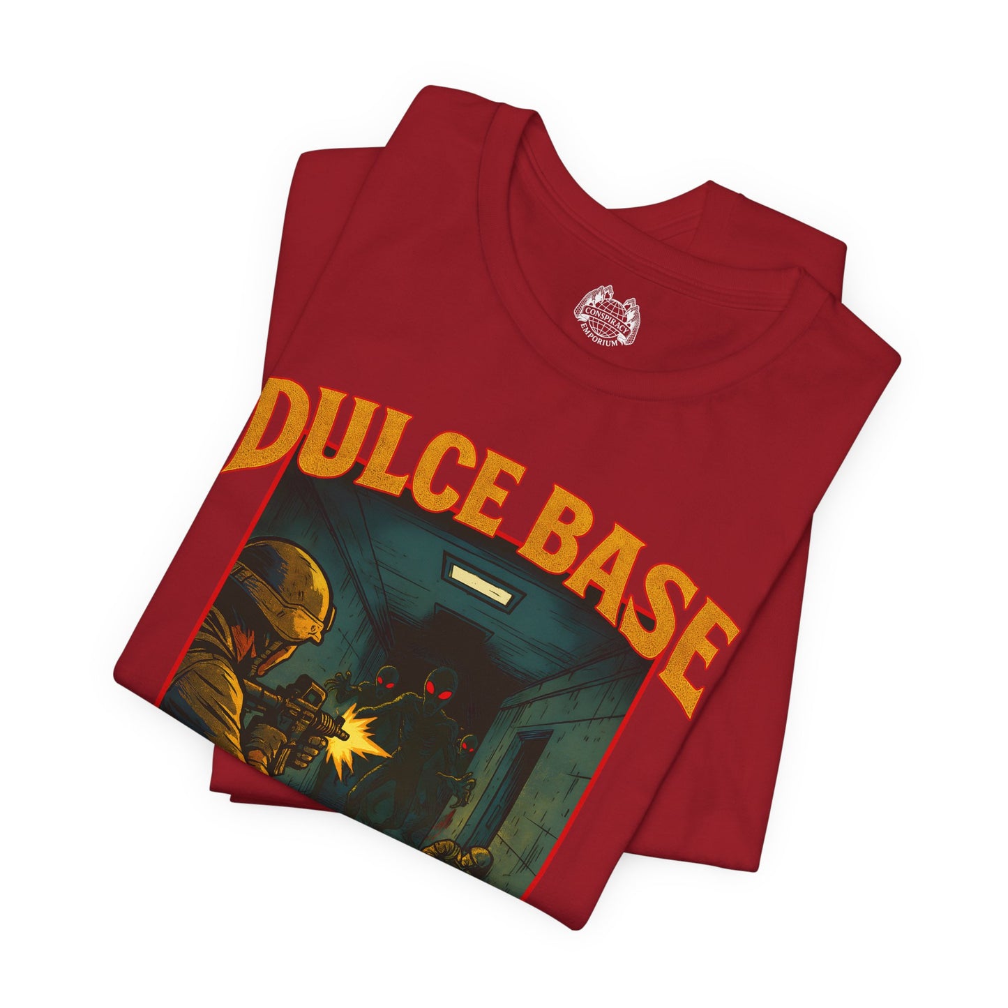 DULCE BASE FIREFIGHT — Standard Issue Tee