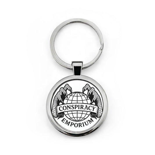 Round Stainless Steel Keychain