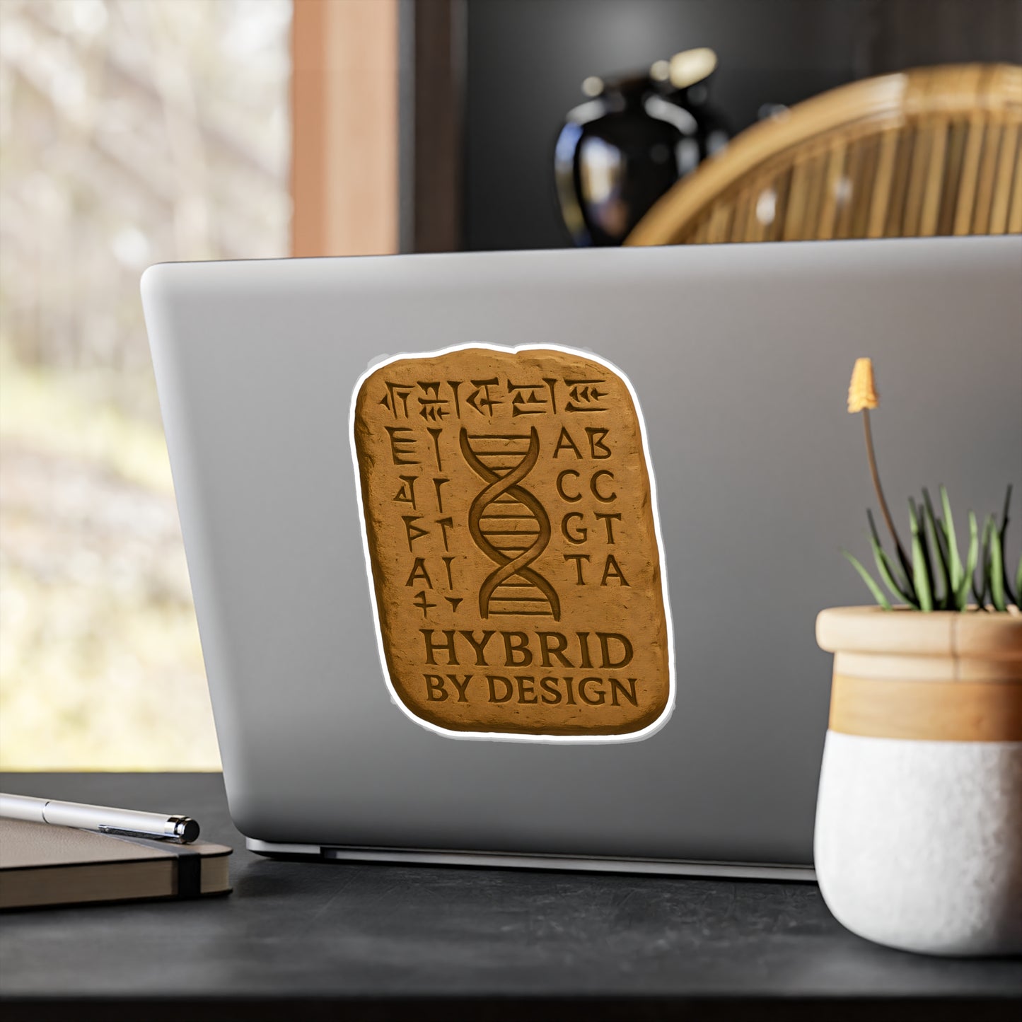 Hybrid by Design — Vinyl Sticker