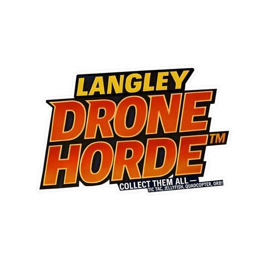 Langley Drone Horde™️ (Logo) — Vinyl Sticker