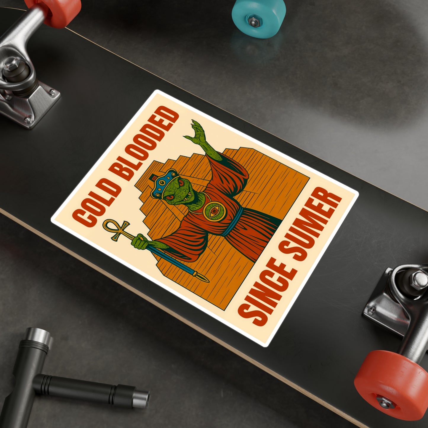 Cold Blooded Since Sumer — Vinyl Sticker