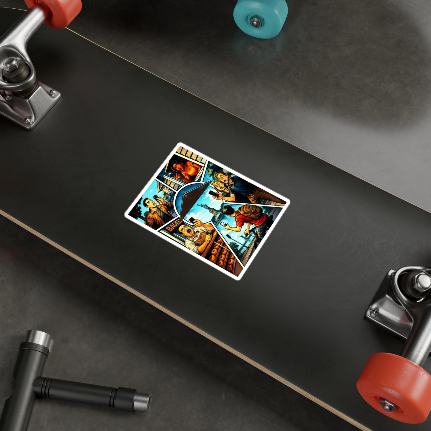 NJ POV — Vinyl Sticker