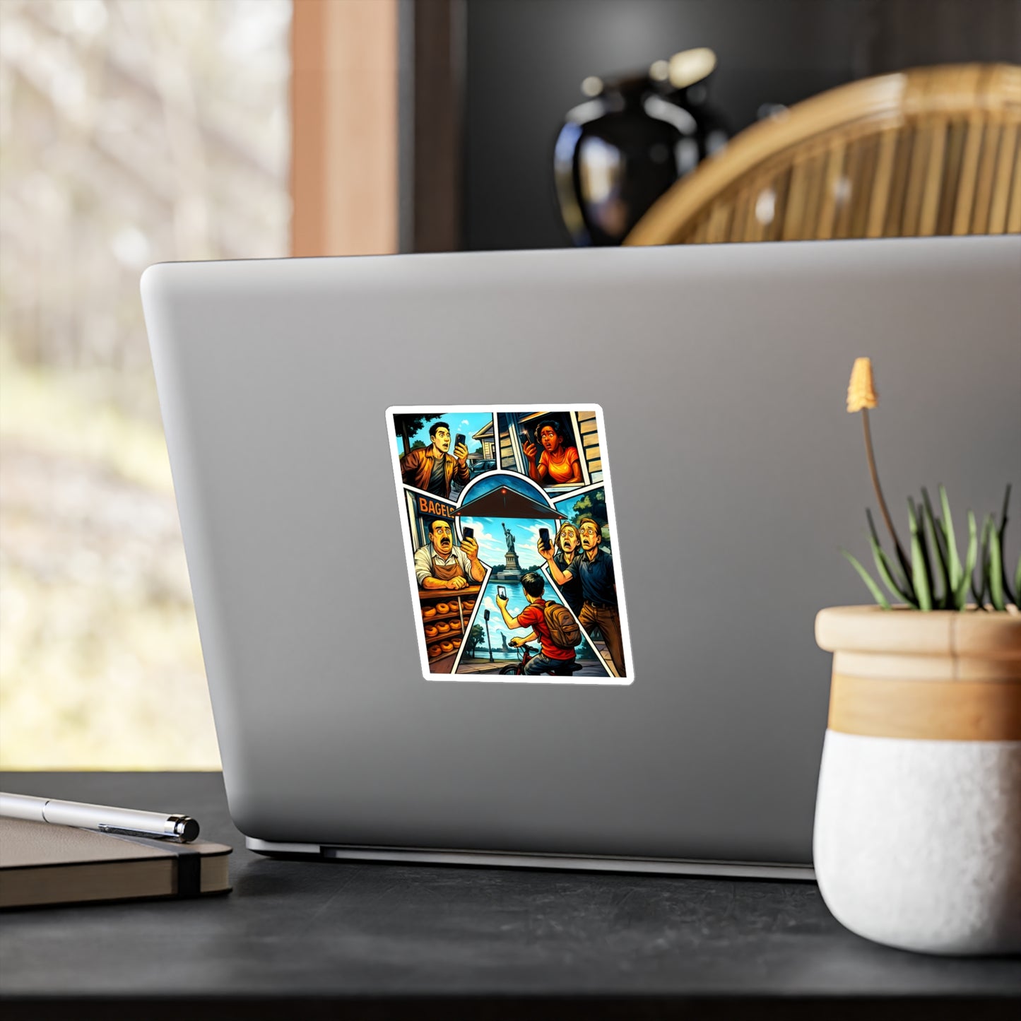 NJ POV — Vinyl Sticker