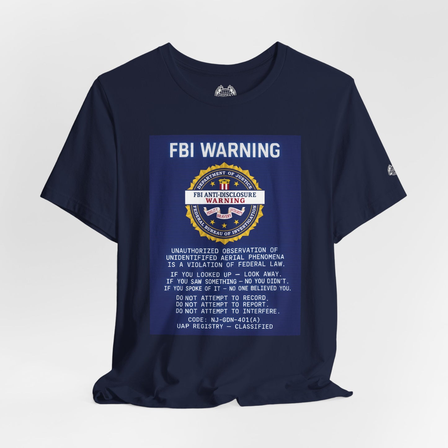 FBI WARNING — Standard Issue Tee