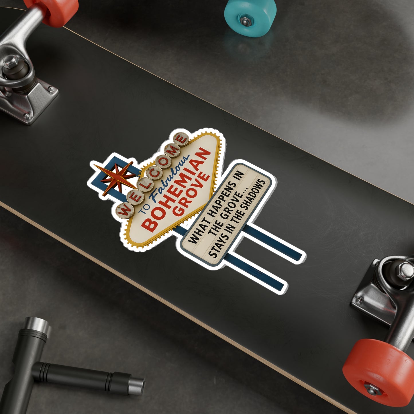 What Happens at The Grove — Vinyl Sticker