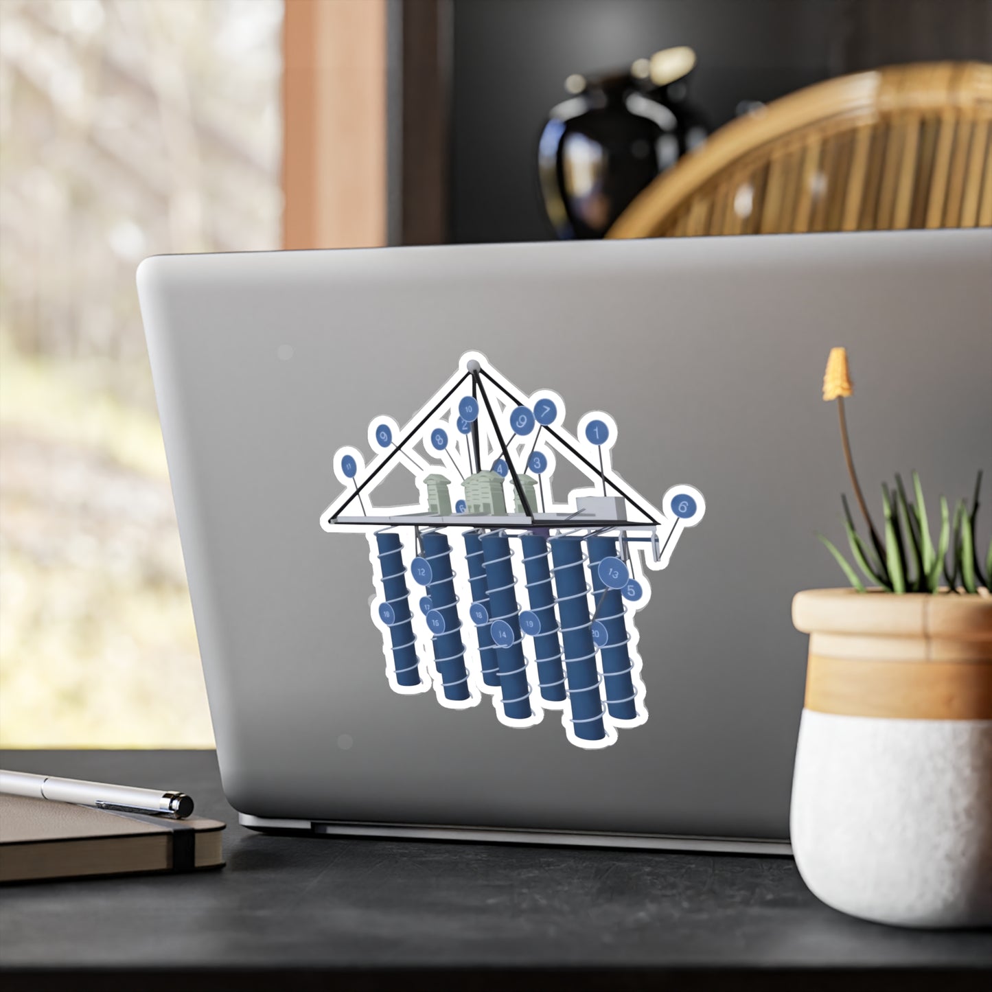 What Lies Beneath — Vinyl Sticker