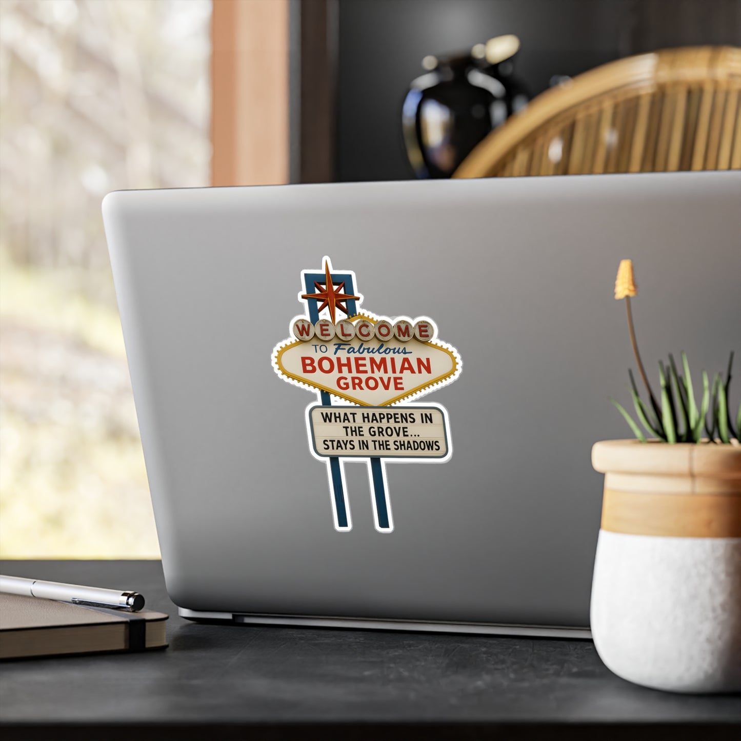 What Happens at The Grove — Vinyl Sticker