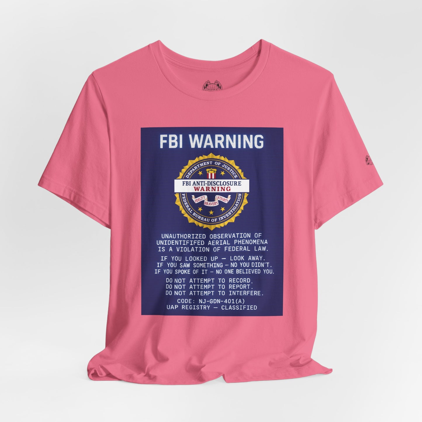FBI WARNING — Standard Issue Tee