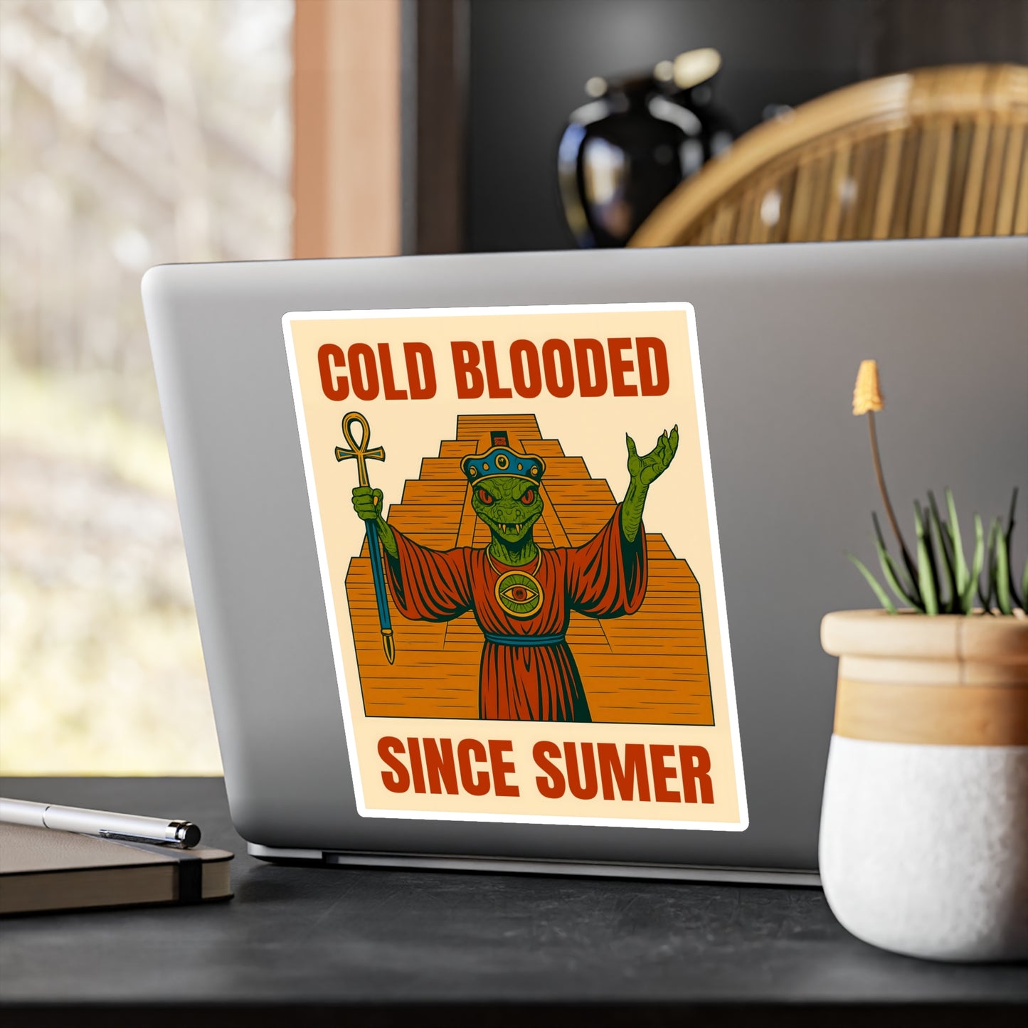 Cold Blooded Since Sumer — Vinyl Sticker