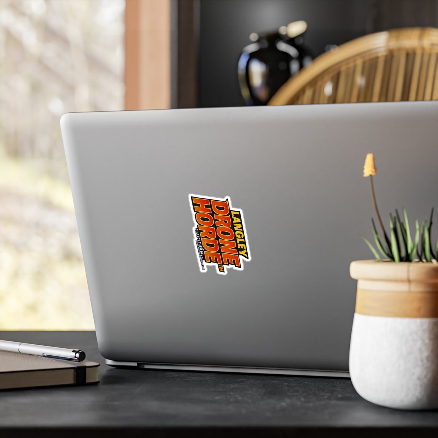Langley Drone Horde™️ (Logo) — Vinyl Sticker