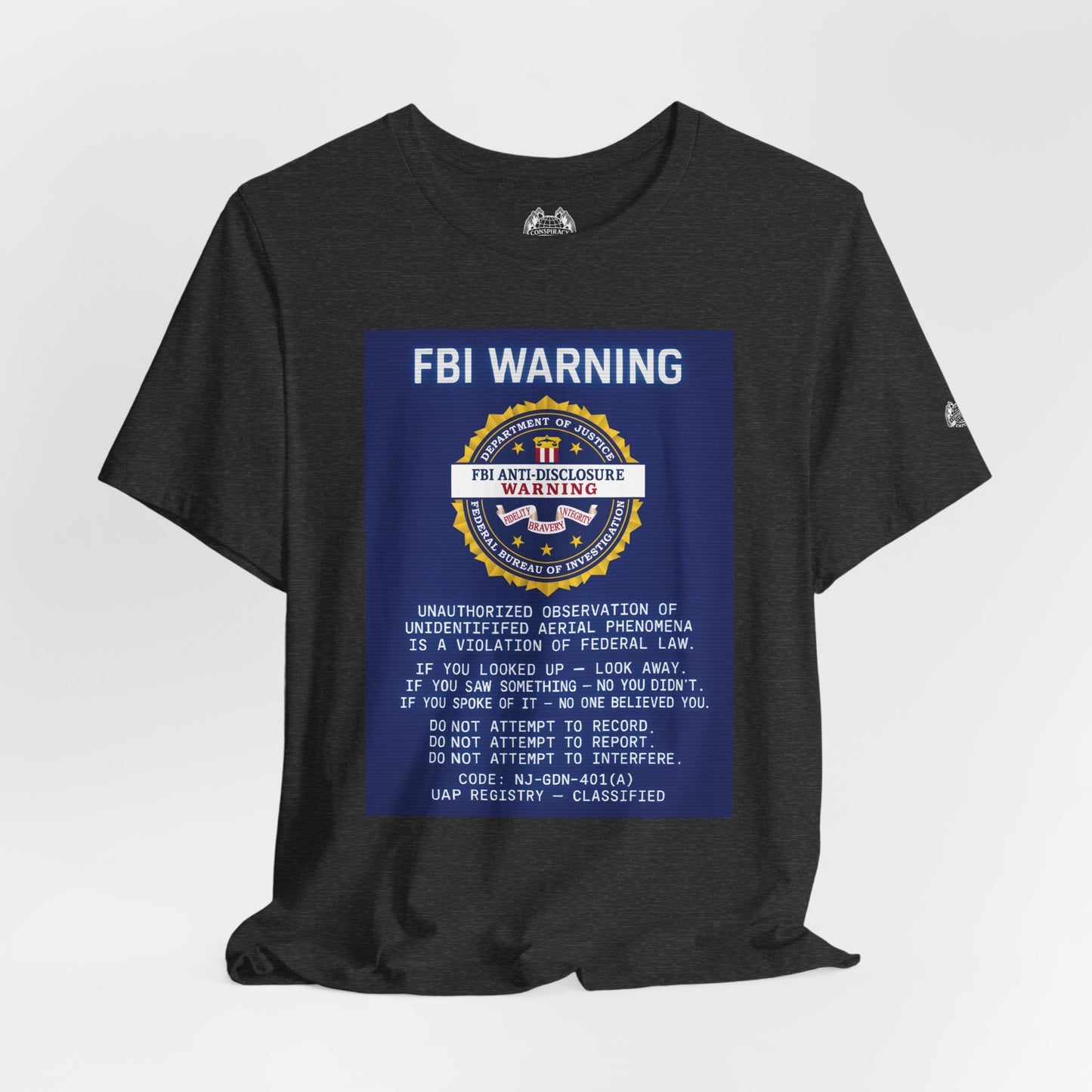 FBI WARNING — Standard Issue Tee