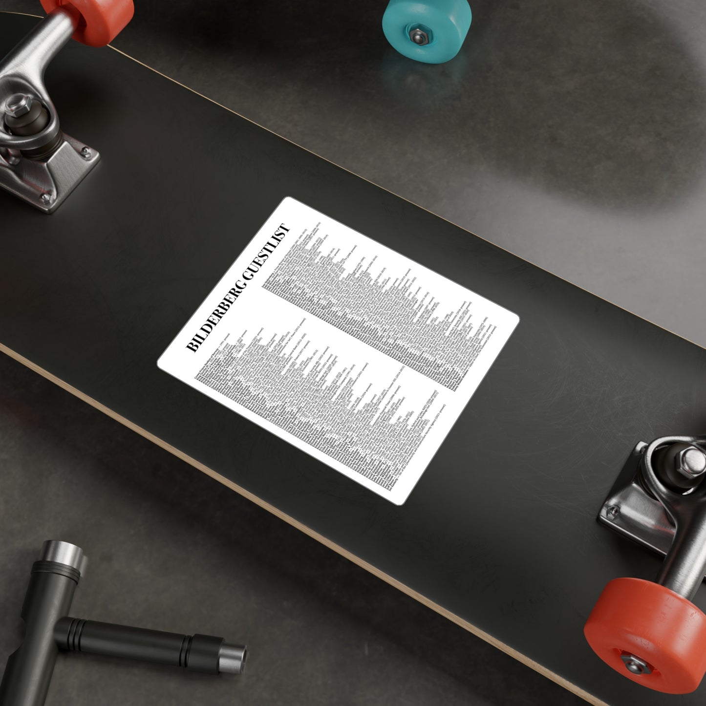 The Real Guestlist — Vinyl Sticker