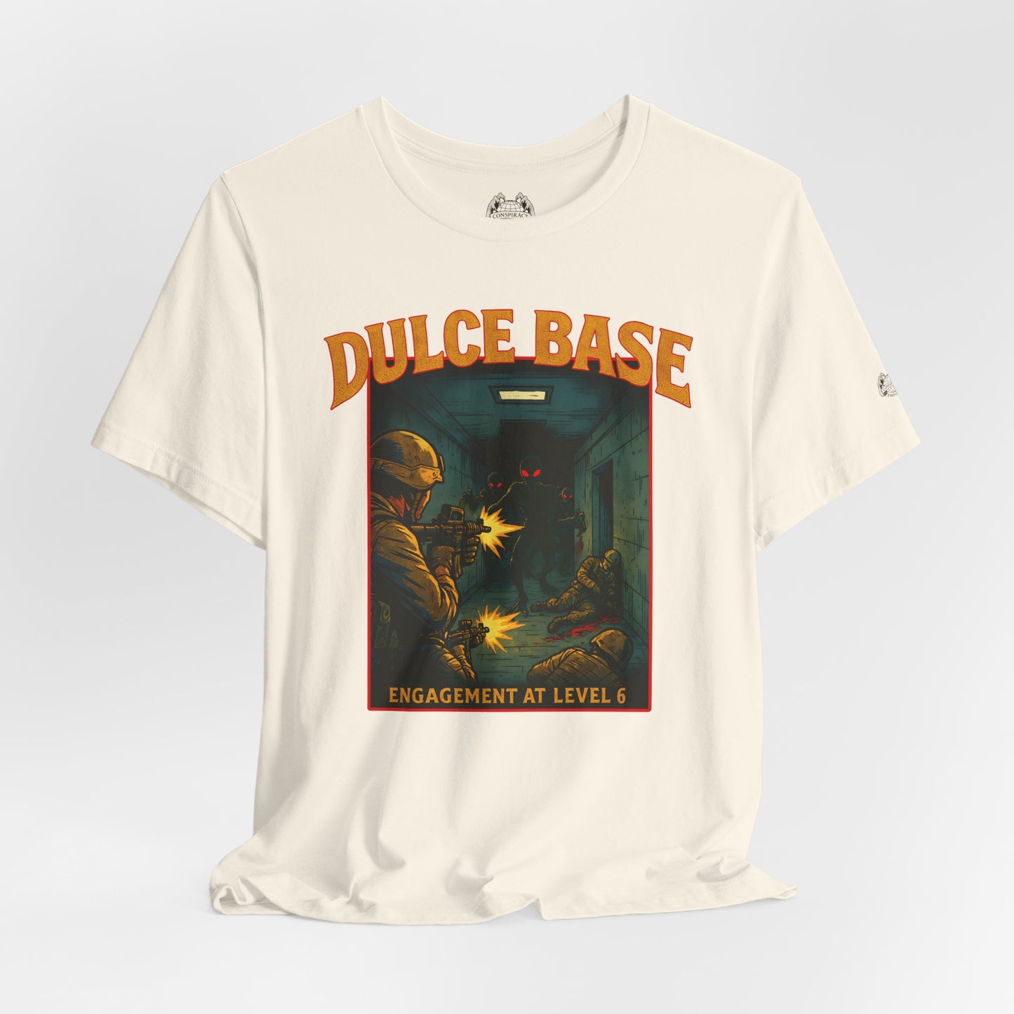 DULCE BASE FIREFIGHT — Standard Issue Tee