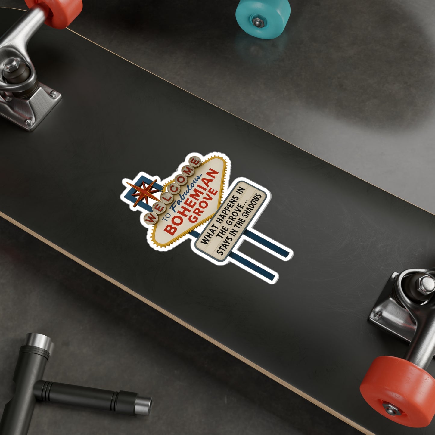 What Happens at The Grove — Vinyl Sticker