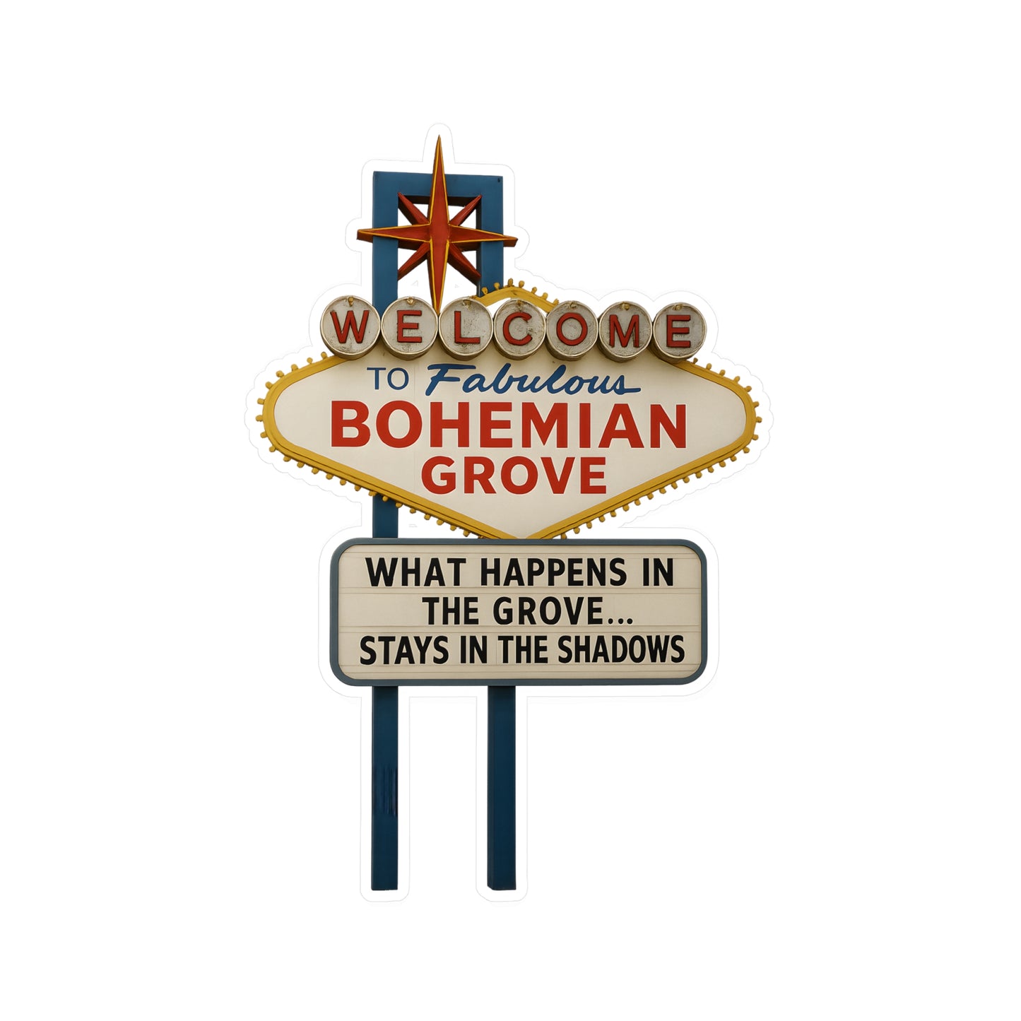 What Happens at The Grove — Vinyl Sticker
