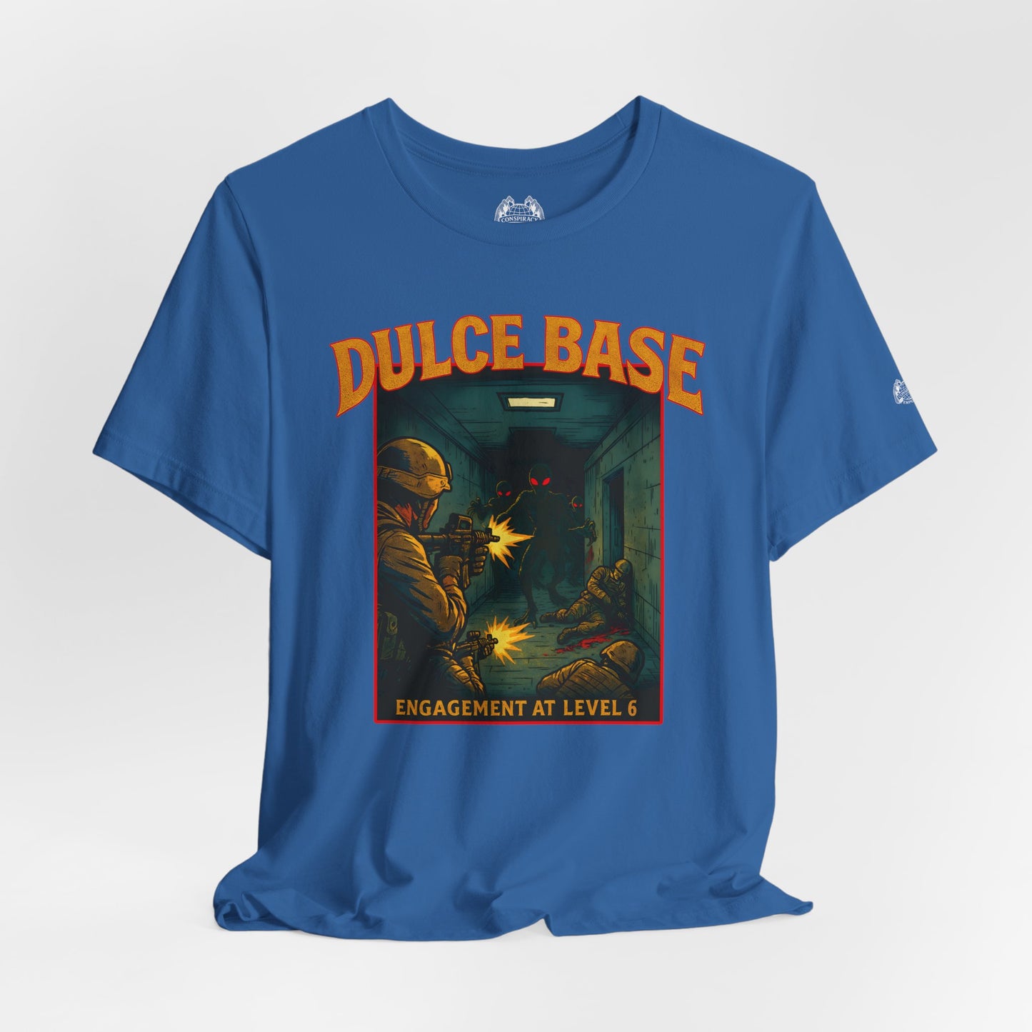 DULCE BASE FIREFIGHT — Standard Issue Tee