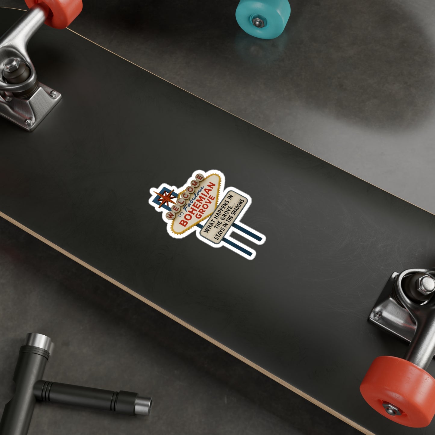 What Happens at The Grove — Vinyl Sticker