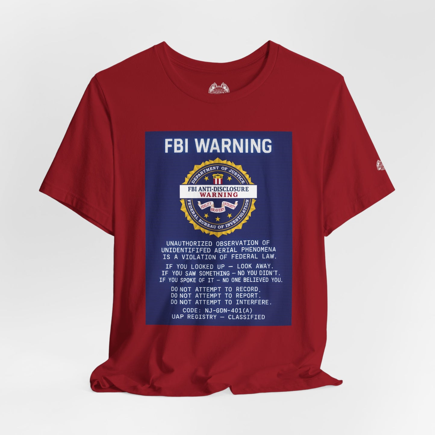 FBI WARNING — Standard Issue Tee