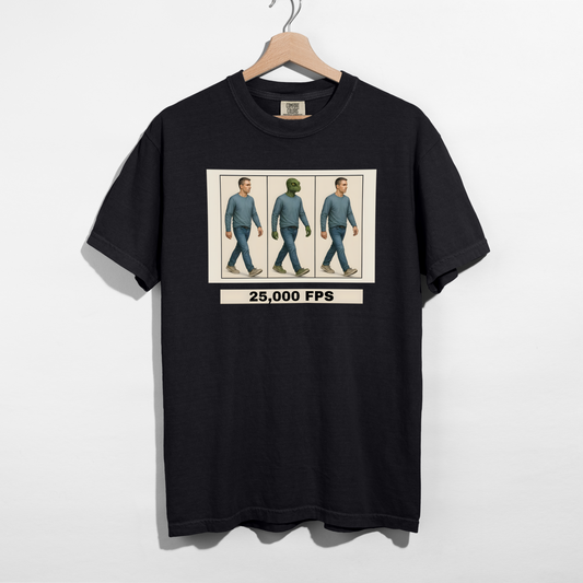 25,000 FPS — Pure Cotton Tee