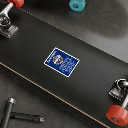FBI WARNING — Vinyl Sticker