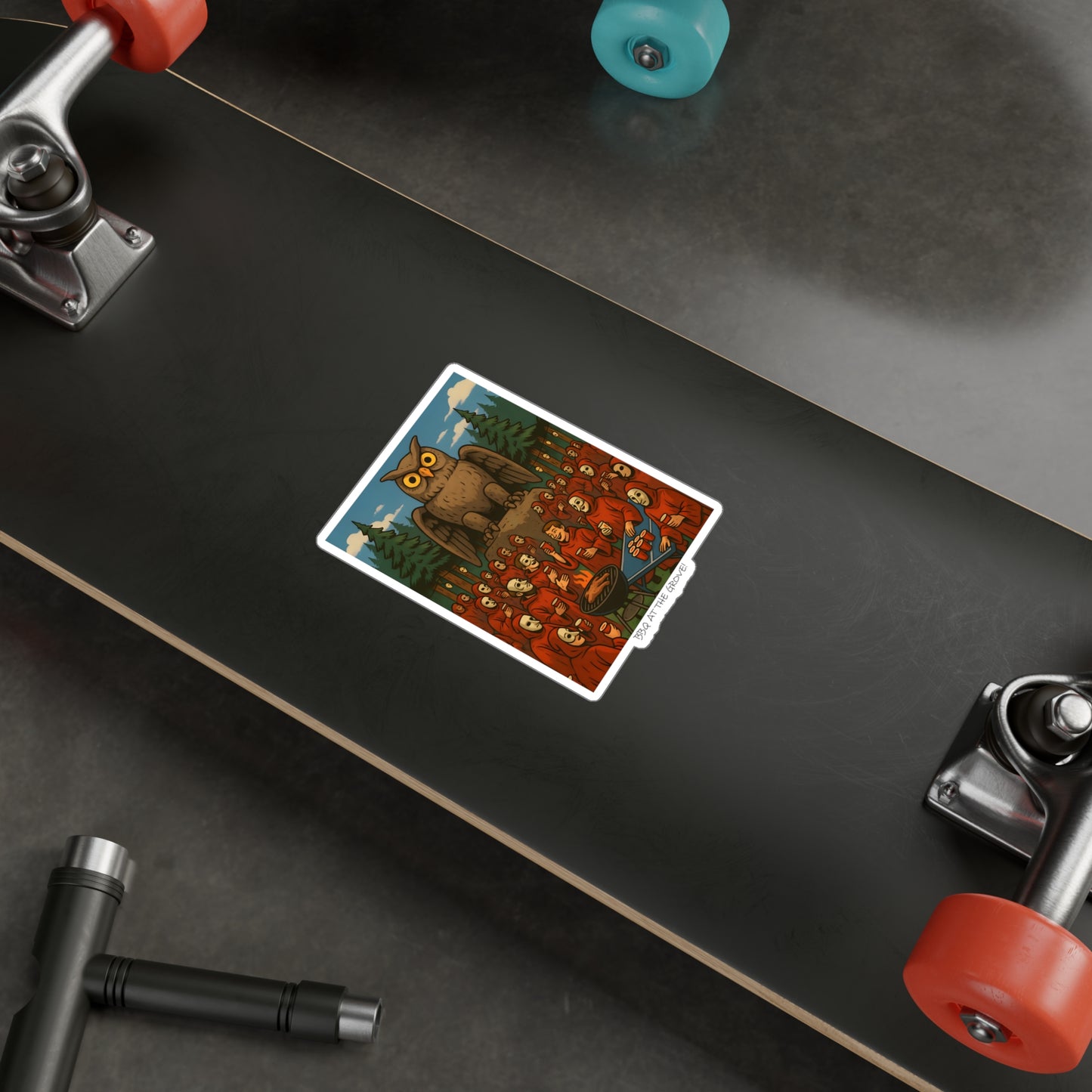 BBQ at The Grove — Vinyl Sticker