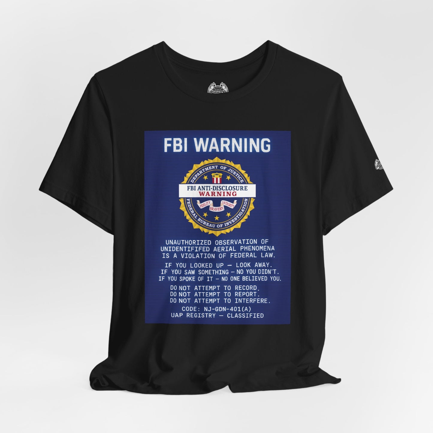 FBI WARNING — Standard Issue Tee