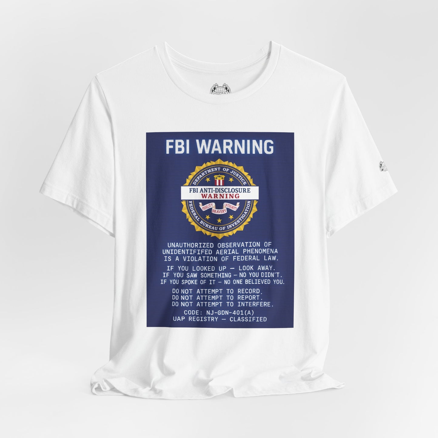 FBI WARNING — Standard Issue Tee