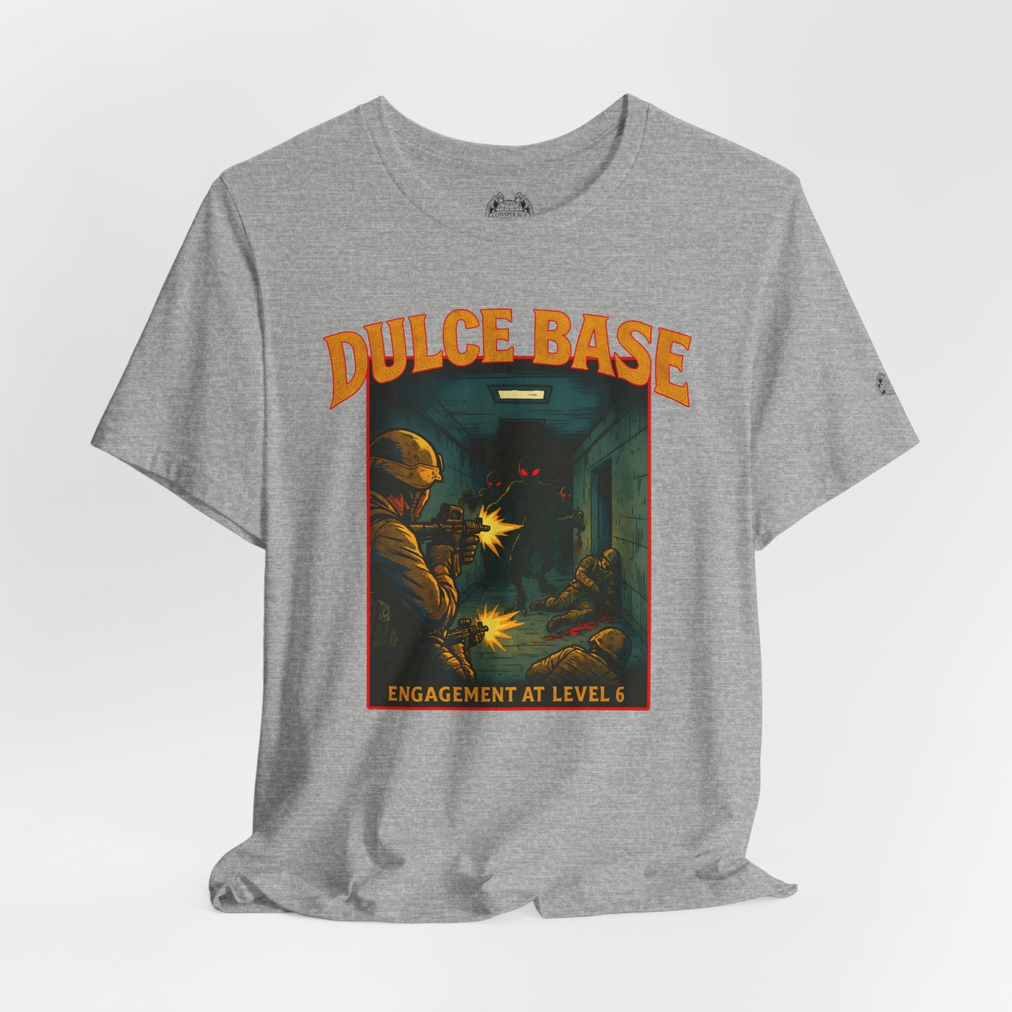 DULCE BASE FIREFIGHT — Standard Issue Tee