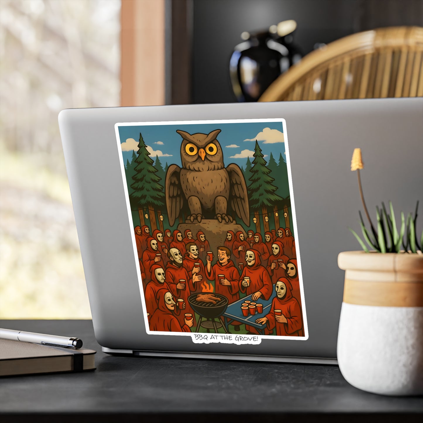 BBQ at The Grove — Vinyl Sticker