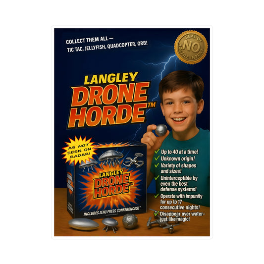 Langley Drone Horde™️ — Vinyl Sticker