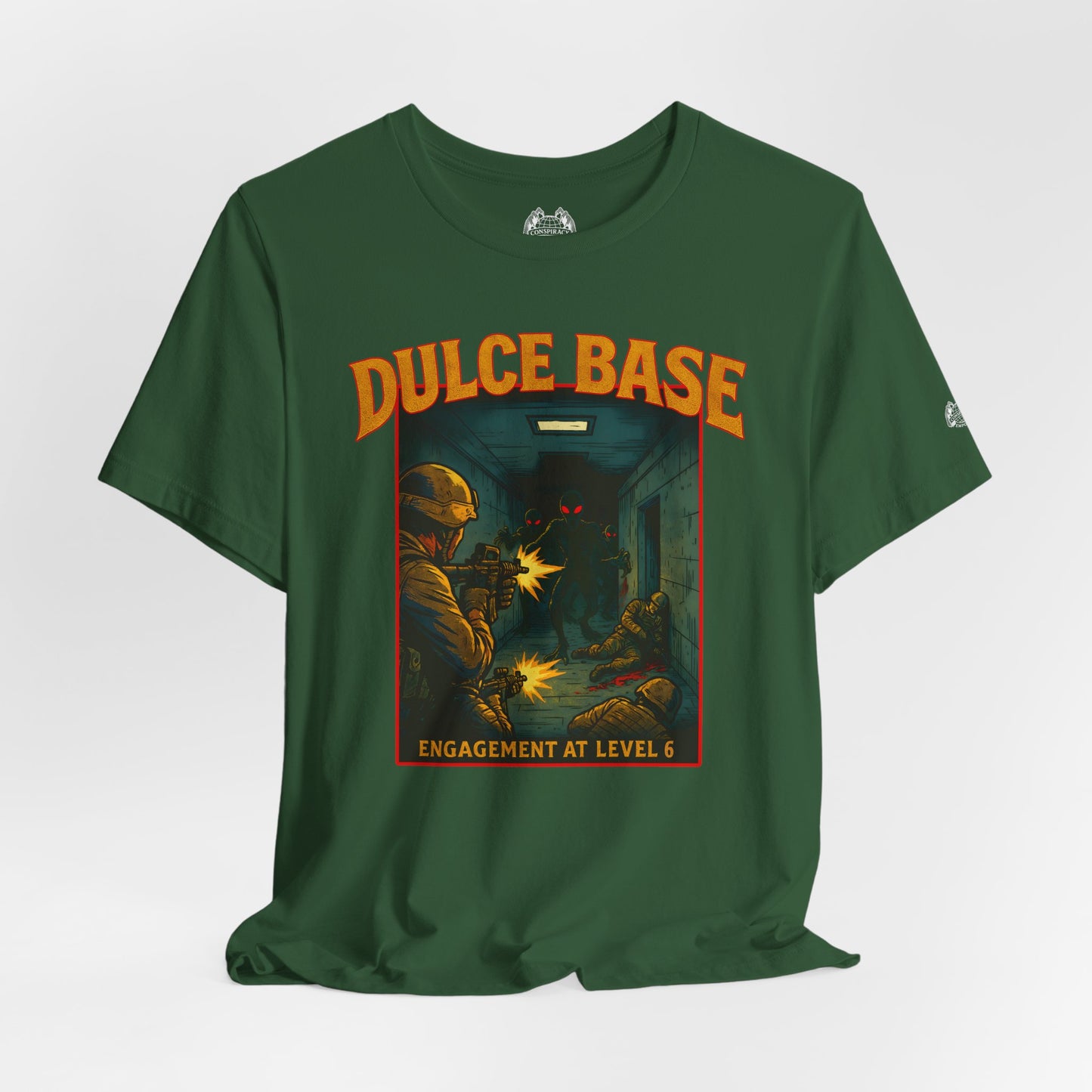 DULCE BASE FIREFIGHT — Standard Issue Tee