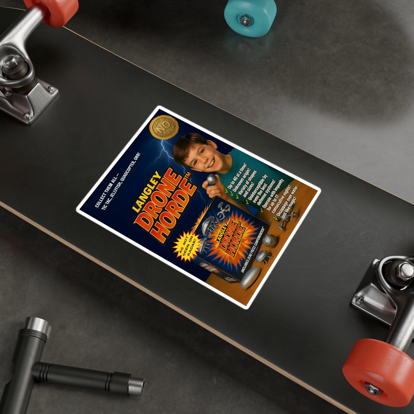 Langley Drone Horde™️ — Vinyl Sticker